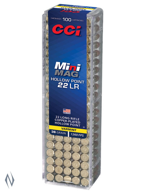 CCI MINI-MAG 22LR HP 36GR 100PK