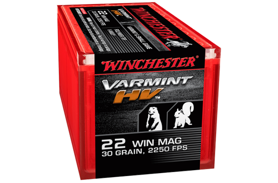 WINCHESTER VARMINT HV 22WMR 30GR VMAX