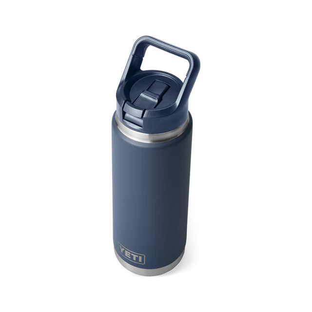 YETI RAMBLER 26 OZ STRAW BOTTLE NAVY