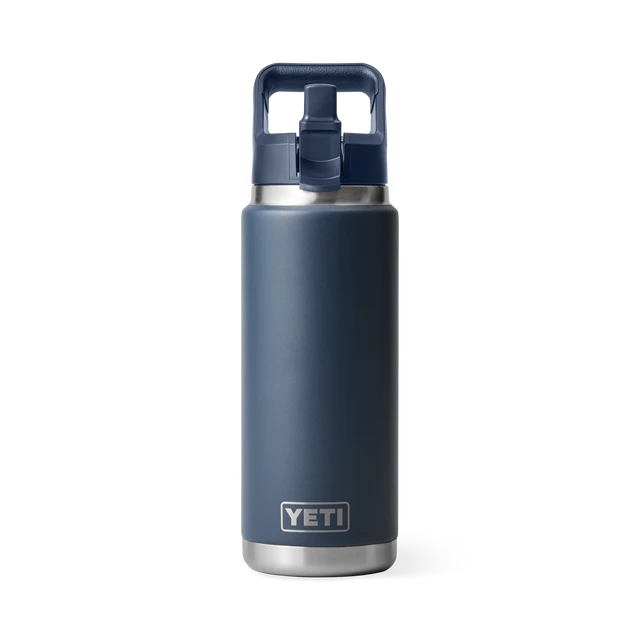 YETI RAMBLER 26 OZ STRAW BOTTLE NAVY