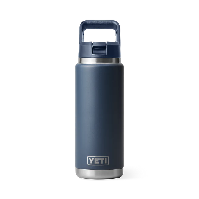 YETI RAMBLER 26 OZ STRAW BOTTLE NAVY