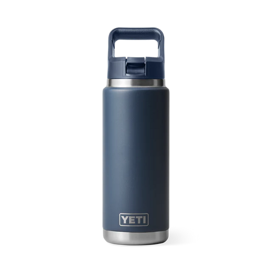 YETI RAMBLER 26 OZ STRAW BOTTLE NAVY