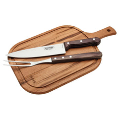 TRAMONTINA 3PC BBQ SET POLYWOOD ENGRAVED