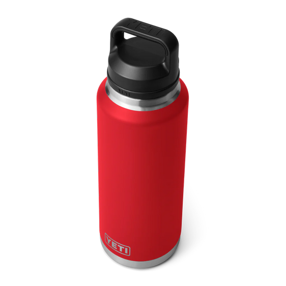 YETI RAMBLER 46 OZ (1.4 L) BOTTLE WITH CHUG CAP RESCUE RED