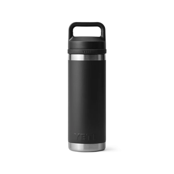 YETI RAMBLER 18 OZ BOTTLE CHUG BLACK V2