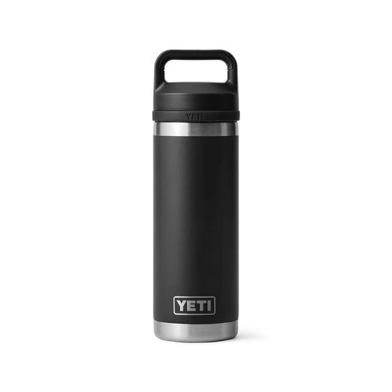 YETI RAMBLER 18 OZ BOTTLE CHUG BLACK V2