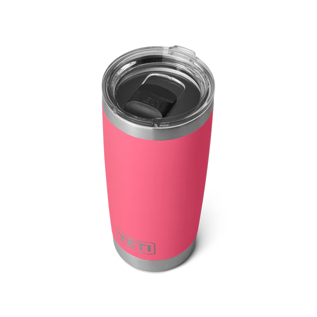 YETI RAMBLER 20OZ TUMBLER TROPICAL PINK