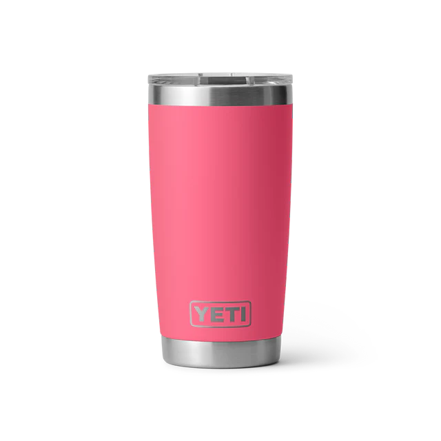 YETI RAMBLER 20OZ TUMBLER TROPICAL PINK