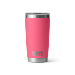 YETI RAMBLER 20OZ TUMBLER TROPICAL PINK