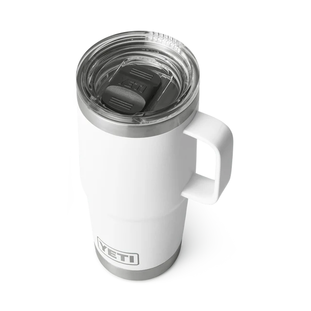 YETI RAMBLER 20 OZ (596ML) TRAVEL MUG WHITE