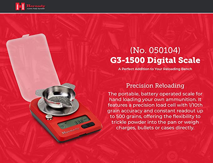 HORNADY G3-1500 DIGITAL POCKET SCALE