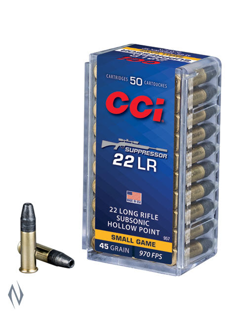 CCI .22LR SUPPRESSOR 45GR