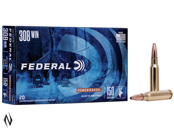 FEDERAL .308 WIN 150GR SP 20PK