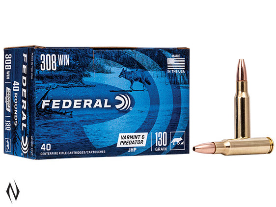 FEDERAL 308 130GR HP AE 40PK