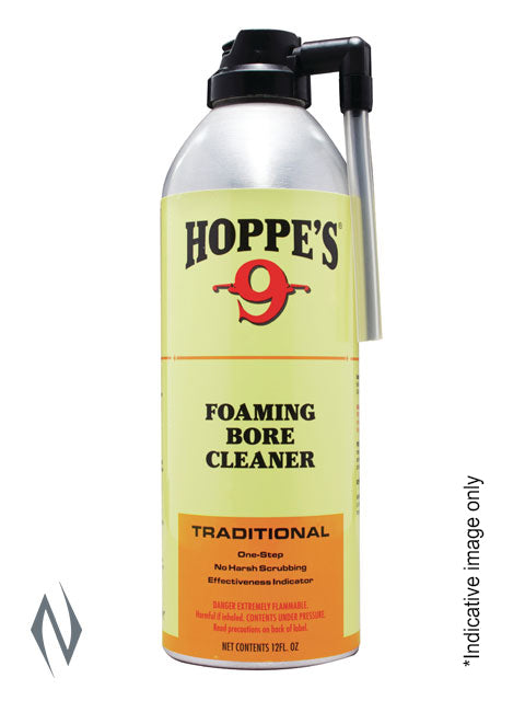 HOPPES NO 9 FOAMING BORE SOLVENT 12oz