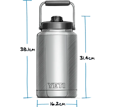 YETI RAMBLER ONE GALLON (3.8 L) S/S