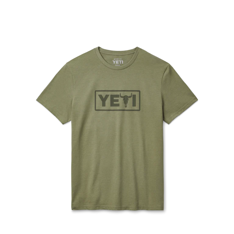 YETI STEER BADGE SST HEATHER OLIVE L