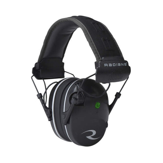 RADIANS R3200 DUAL MIC SLIM LINE EAR MUFFS BLACK/GREY