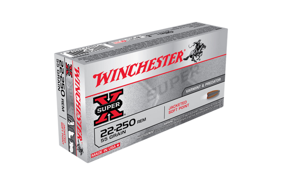 WINCHESTER VARMINT X 22-250 55GR 20PK