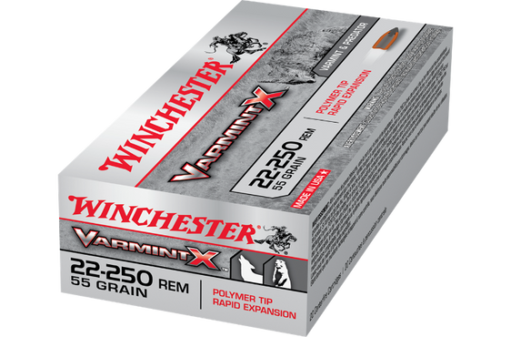 WINCHESTER VARMINT X 22-250 55GR 20PK