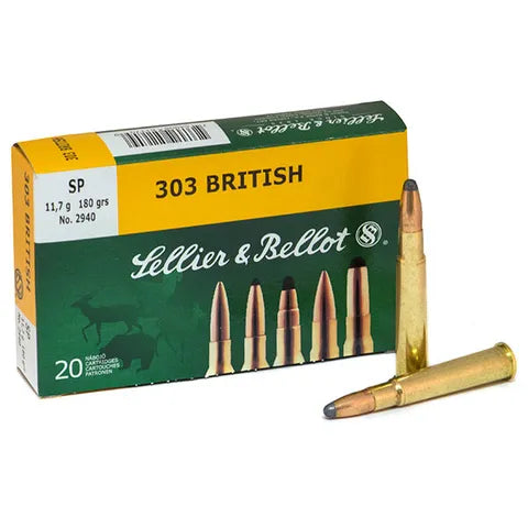 SELLIER & BELLOT 303 BRITISH 180GR SP